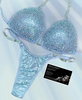 AB encrusted competition bikini