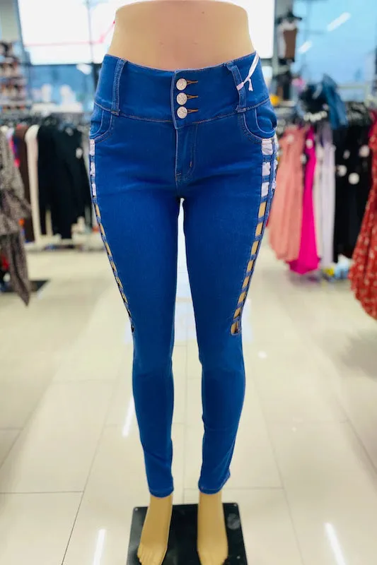 Andrea Side Open Jeans