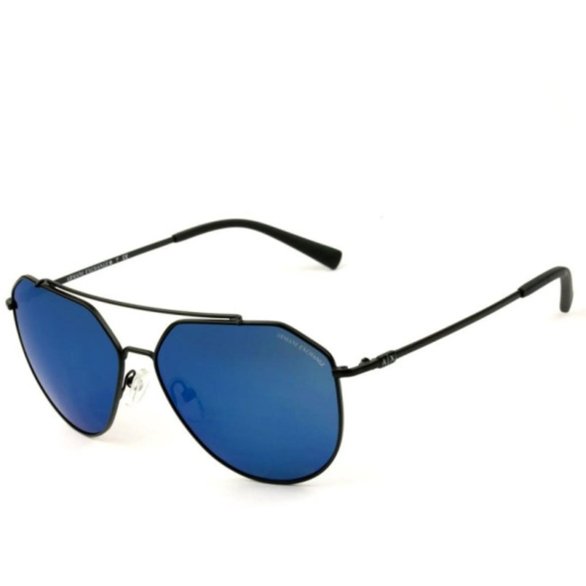 Armani Exchange Unisex Sunglasses - Matte Black Metal Full Rim Frame | 0AX2023S 6063