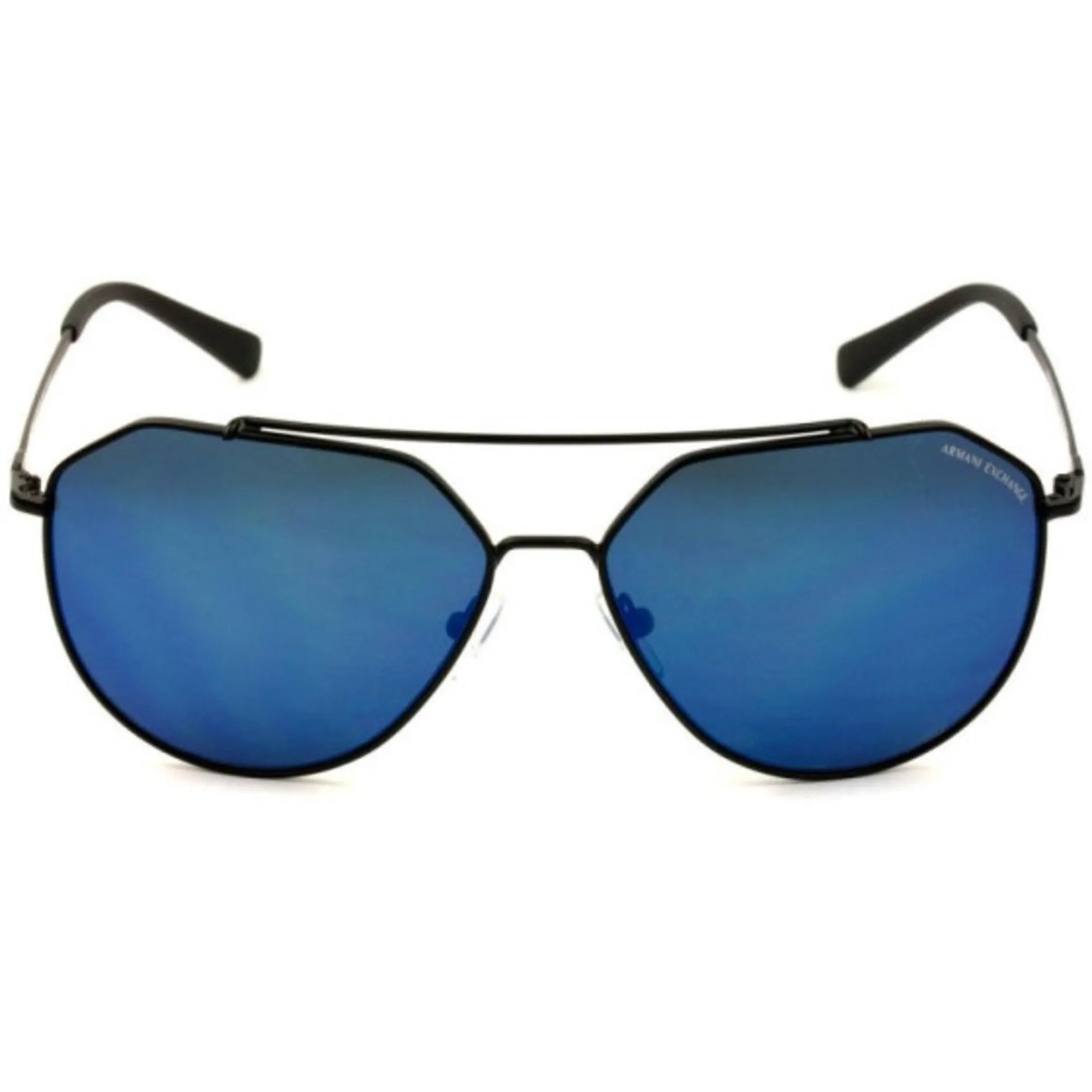 Armani Exchange Unisex Sunglasses - Matte Black Metal Full Rim Frame | 0AX2023S 6063