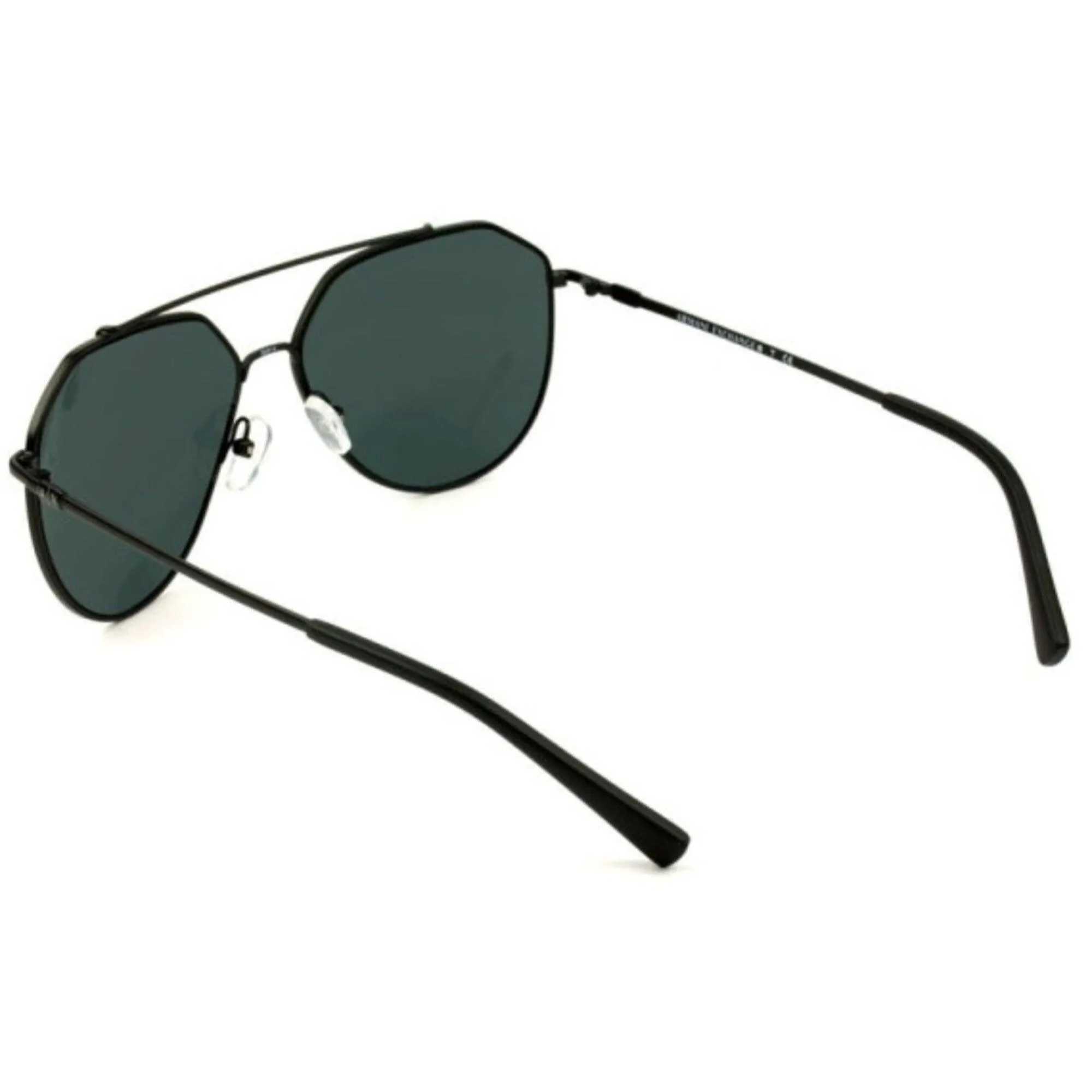 Armani Exchange Unisex Sunglasses - Matte Black Metal Full Rim Frame | 0AX2023S 6063