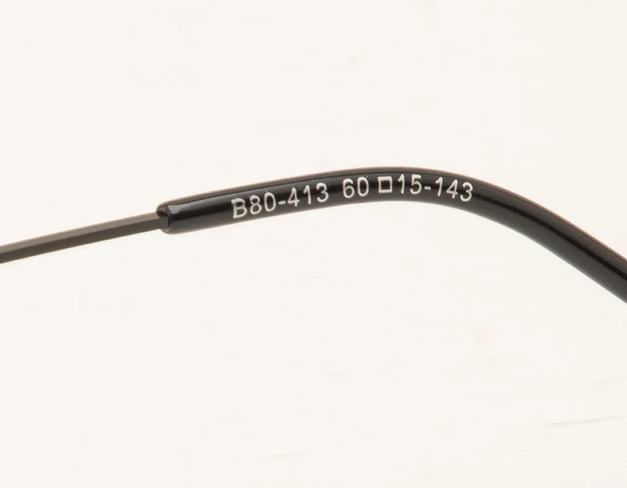 Black Shade Squared Shaped UV Sunglass