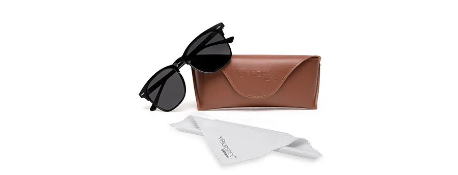 Black Wayfarer Polarised UV Sunglass for Men & Women