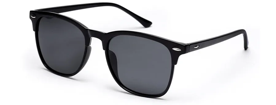 Black Wayfarer Polarised UV Sunglass for Men & Women