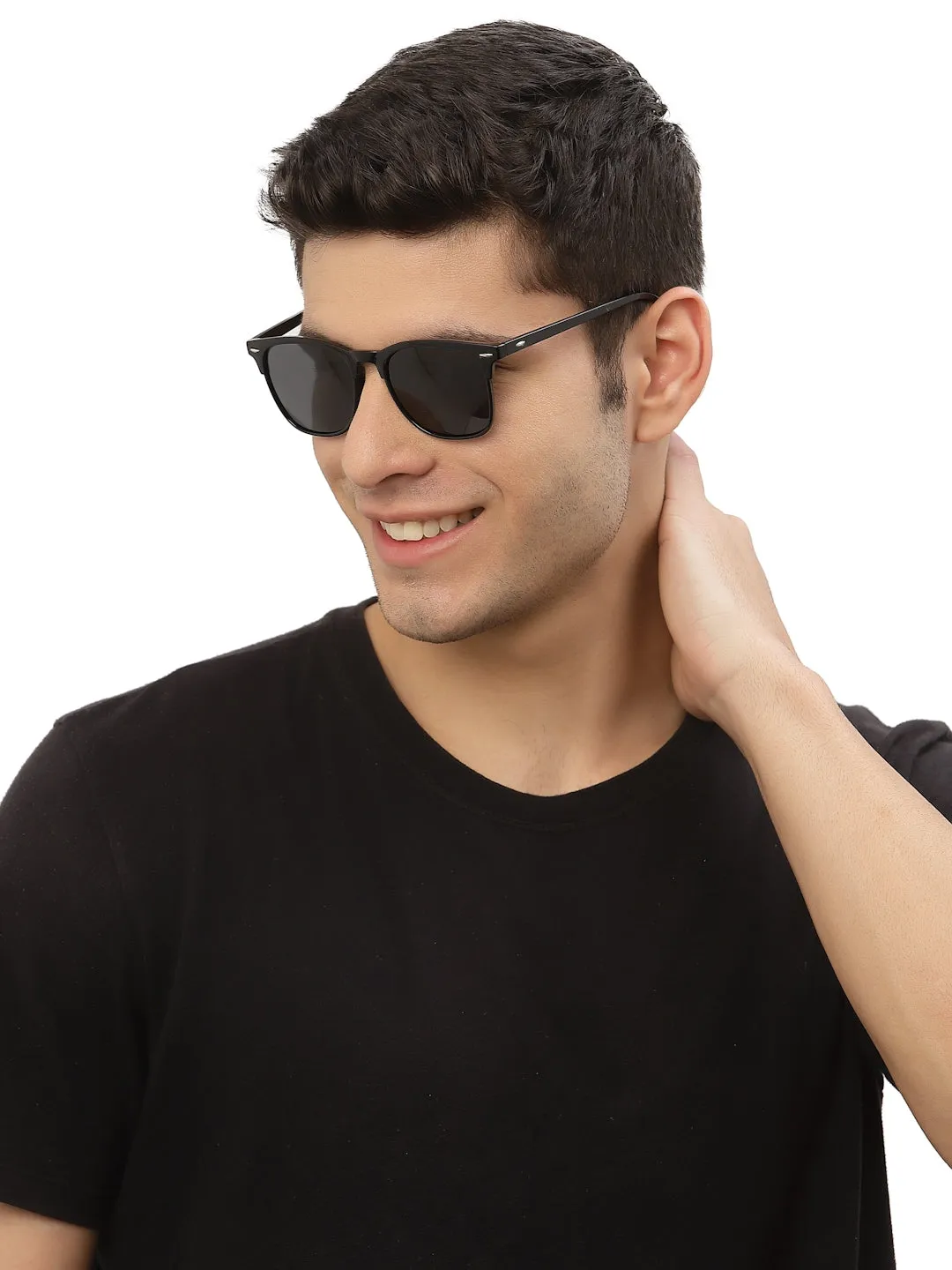 Black Wayfarer Polarised UV Sunglass for Men & Women