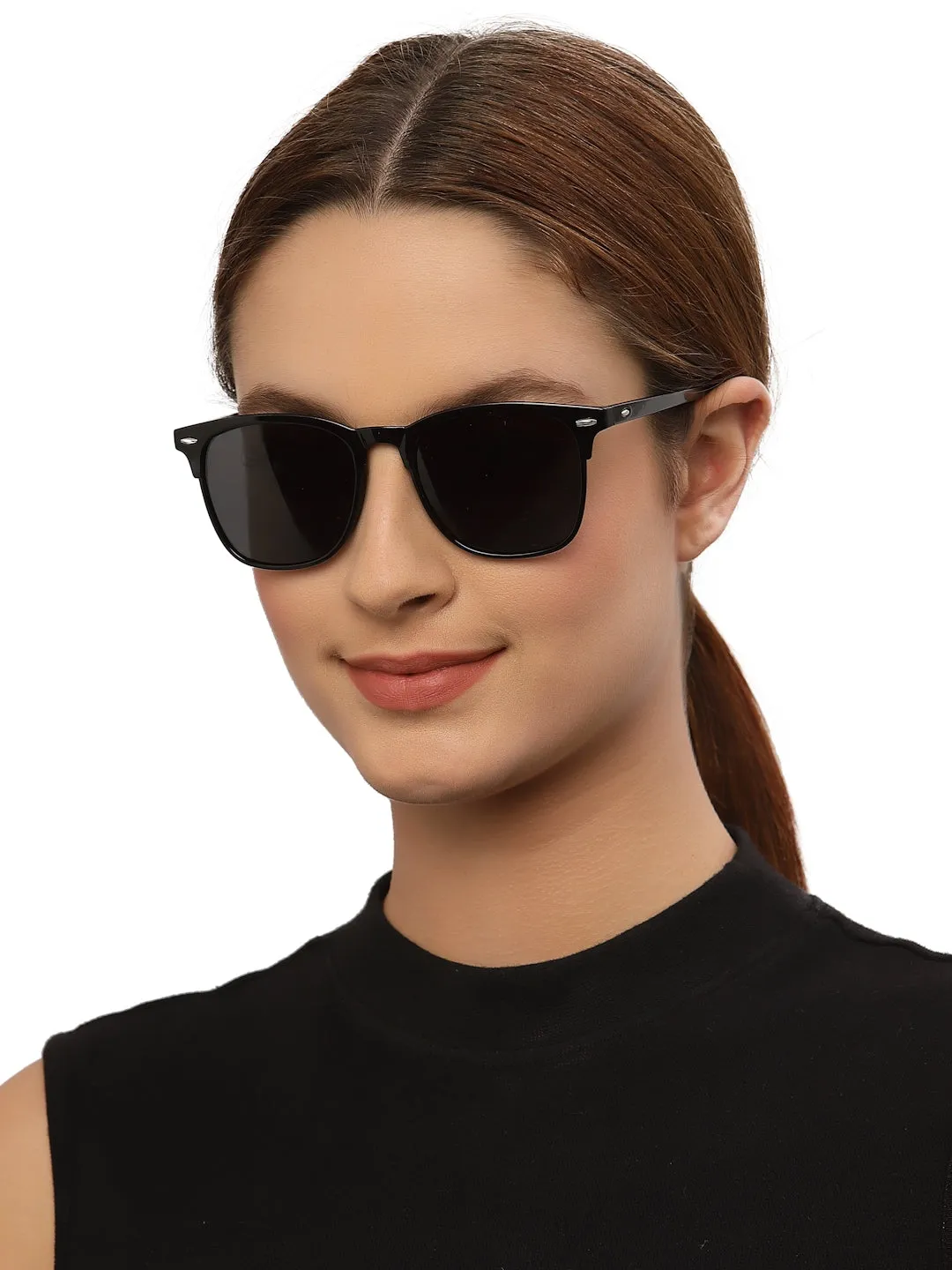 Black Wayfarer Polarised UV Sunglass for Men & Women
