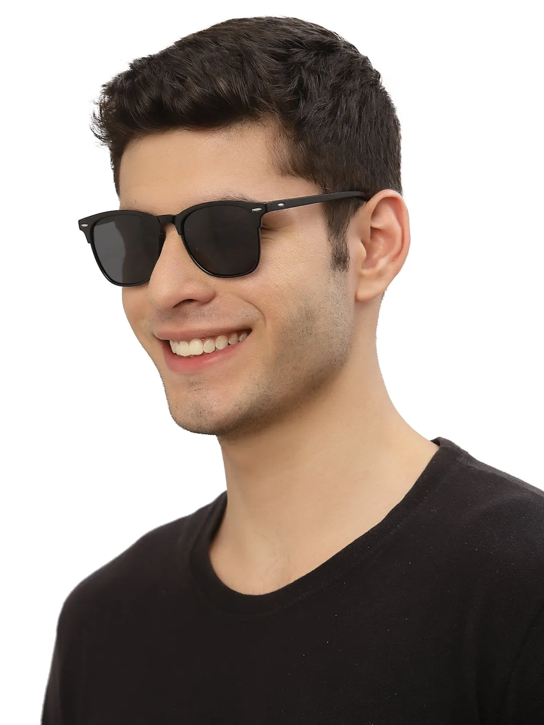 Black Wayfarer Polarised UV Sunglass for Men & Women