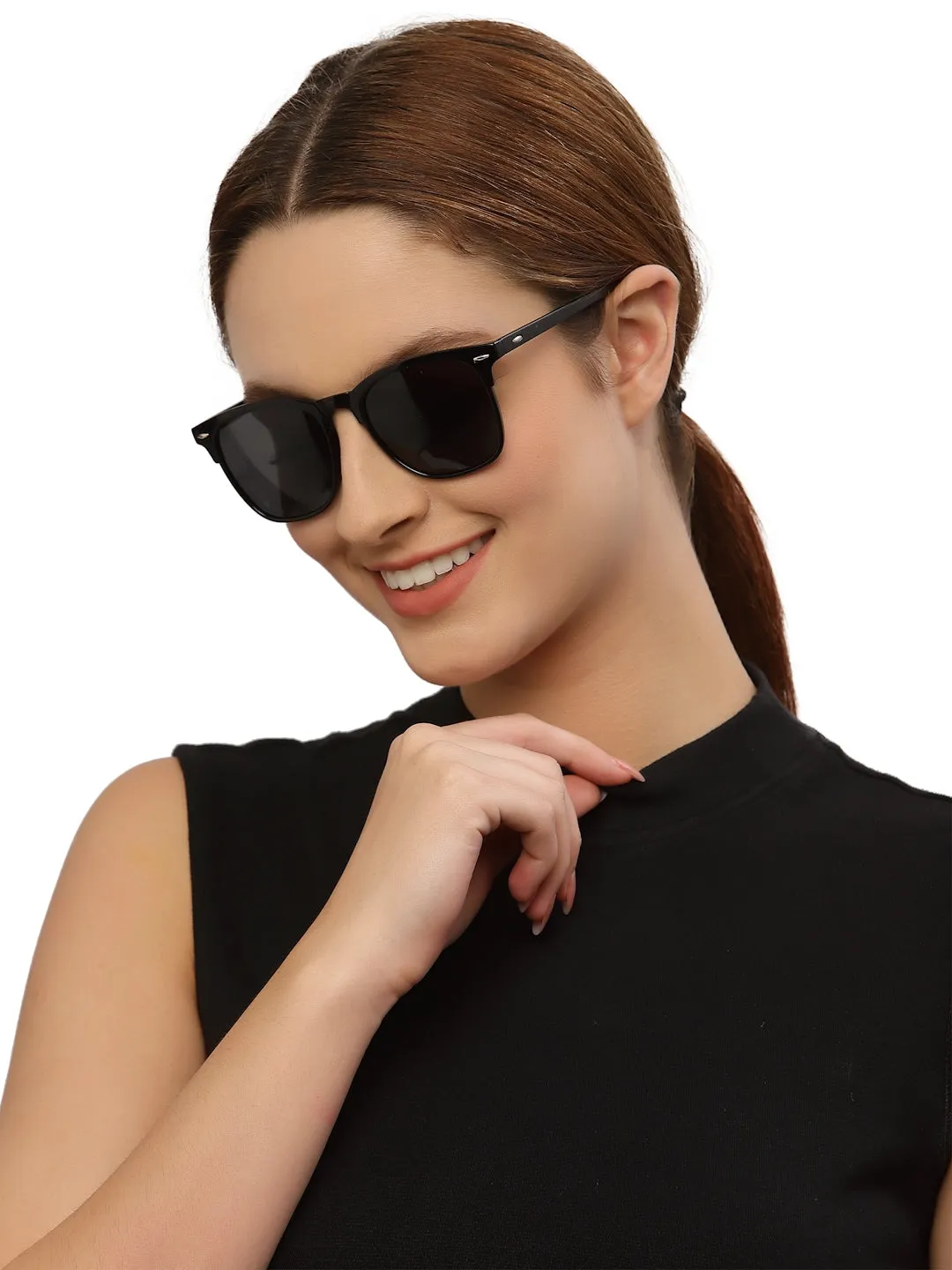 Black Wayfarer Polarised UV Sunglass for Men & Women