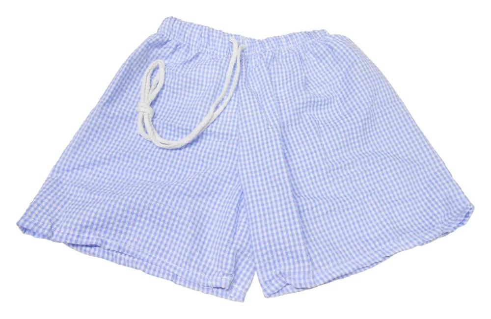 Boys Swimming Trunks - Gingham
