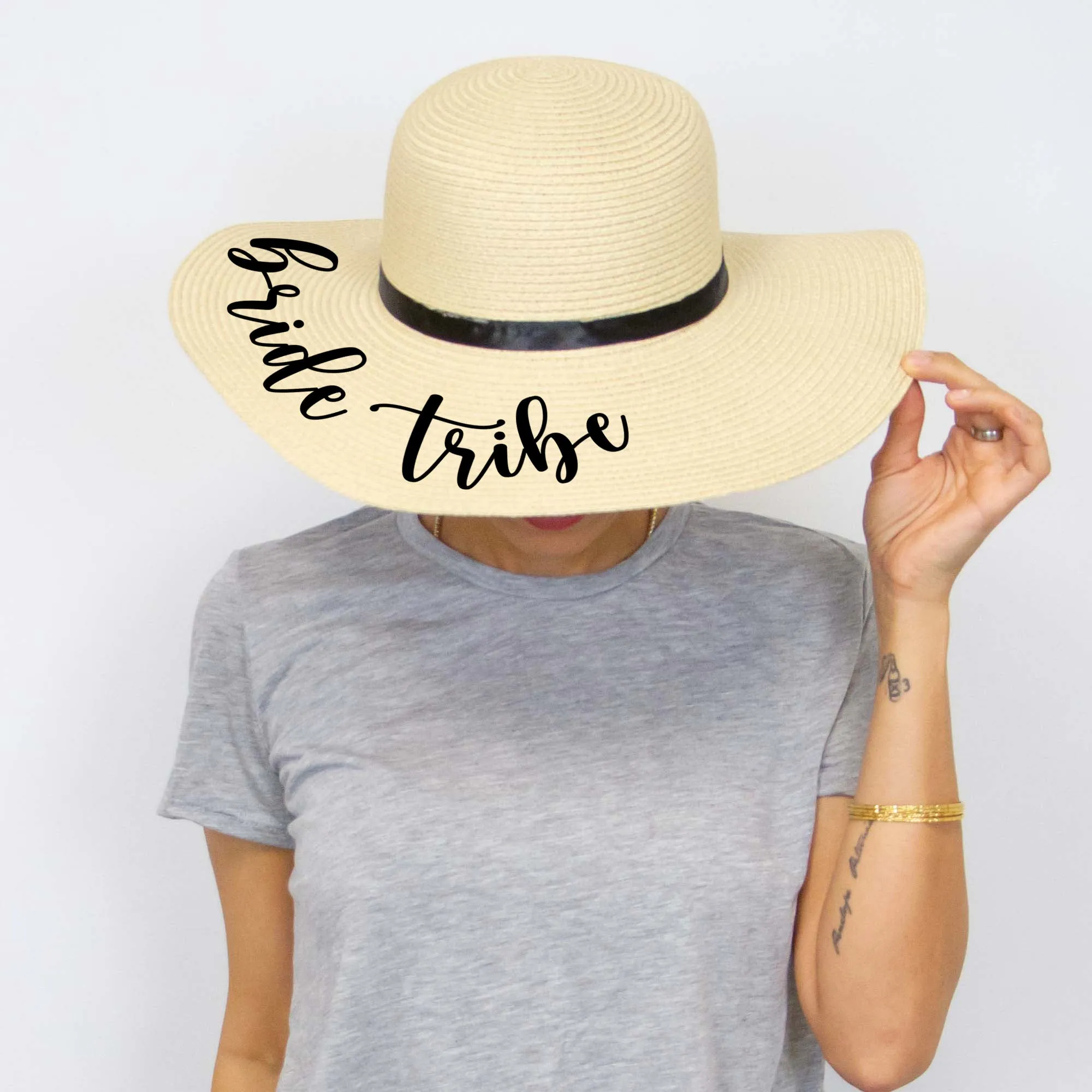 Bride Tribe Floppy Hats