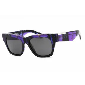 Burberry Women's Sunglasses - Check Violet Plastic Square Frame | 0BE4424 411387