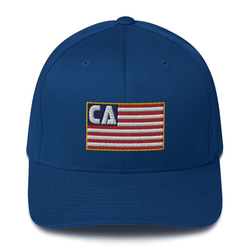 California Flag Flexfit Structured Twill Cap