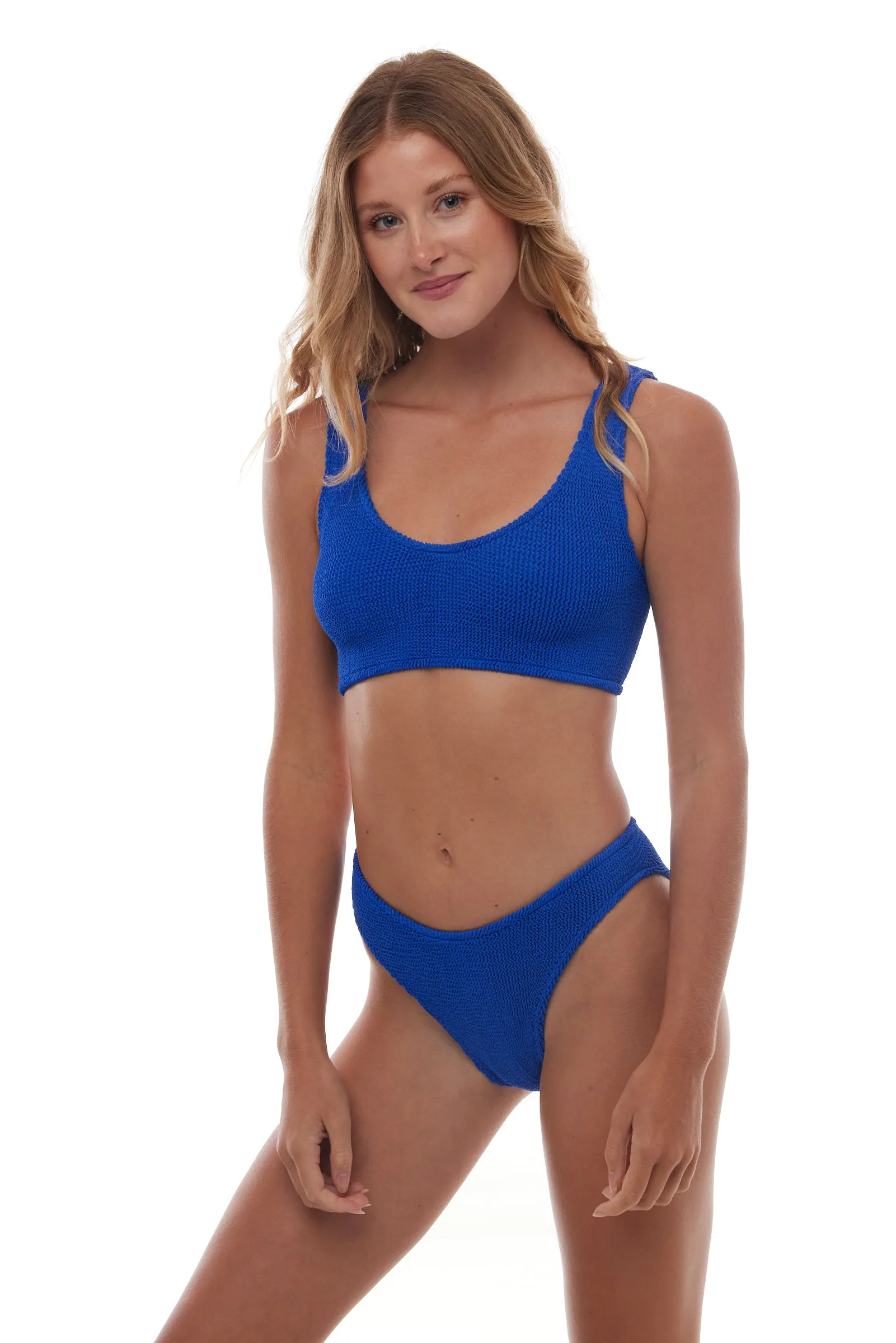 Cancun Classic Seamless Full One Size Bikini BOTTOM ONLY (Royal Blue)