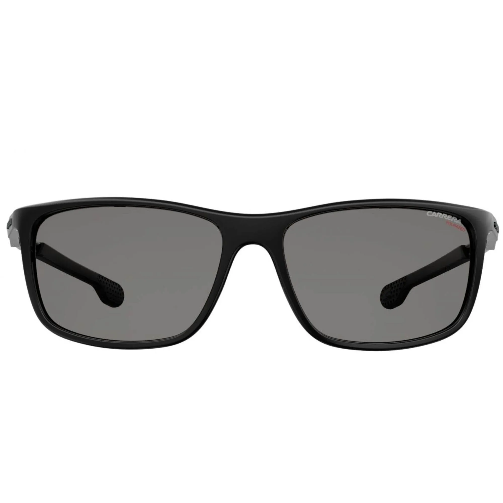 Carrera Men's Sunglasses - Black Rectangular Frame Grey Polarized Lens | 4013/S 807