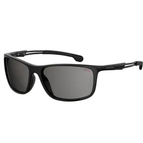 Carrera Men's Sunglasses - Black Rectangular Frame Grey Polarized Lens | 4013/S 807