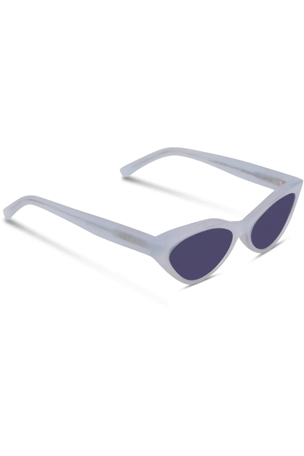 CAT EYE SUNGLASSES | CLEAR BLUE/BLUE