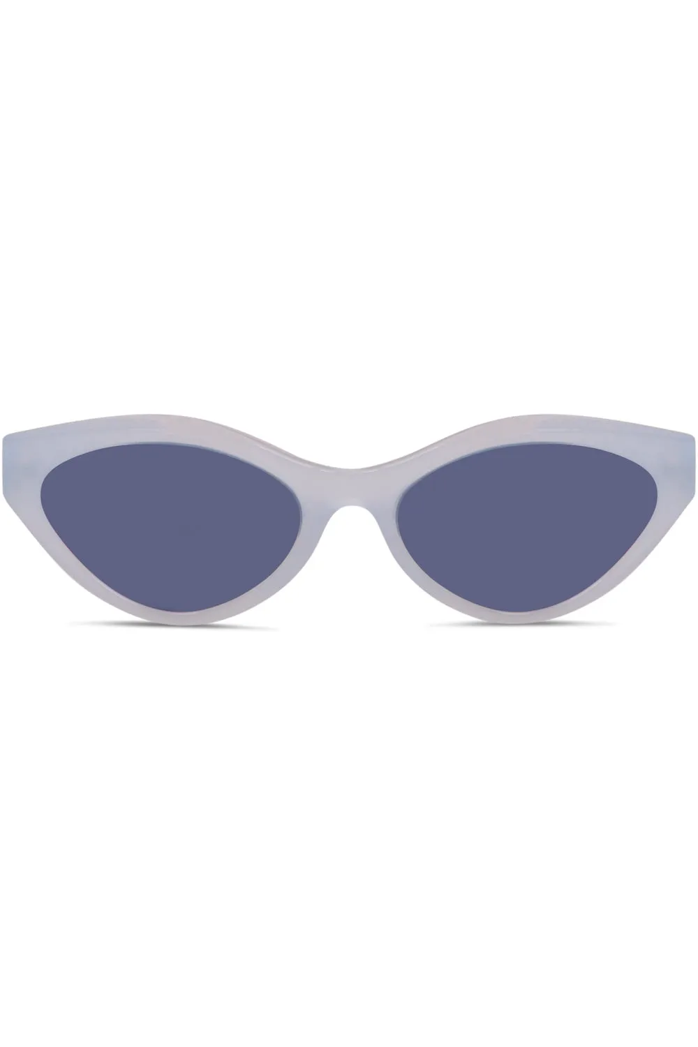 CAT EYE SUNGLASSES | CLEAR BLUE/BLUE