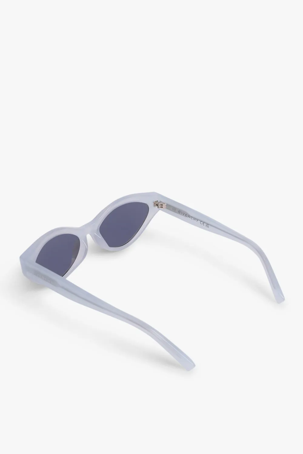 CAT EYE SUNGLASSES | CLEAR BLUE/BLUE