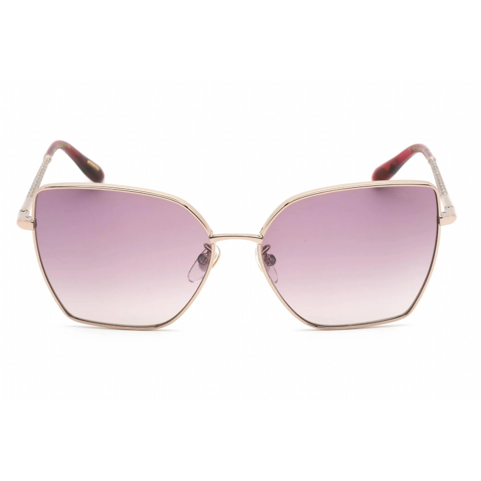 Chopard Men's Sunglasses - Full Rim Ruthenium Metal Rectangular Shape | SCHF76V A39V