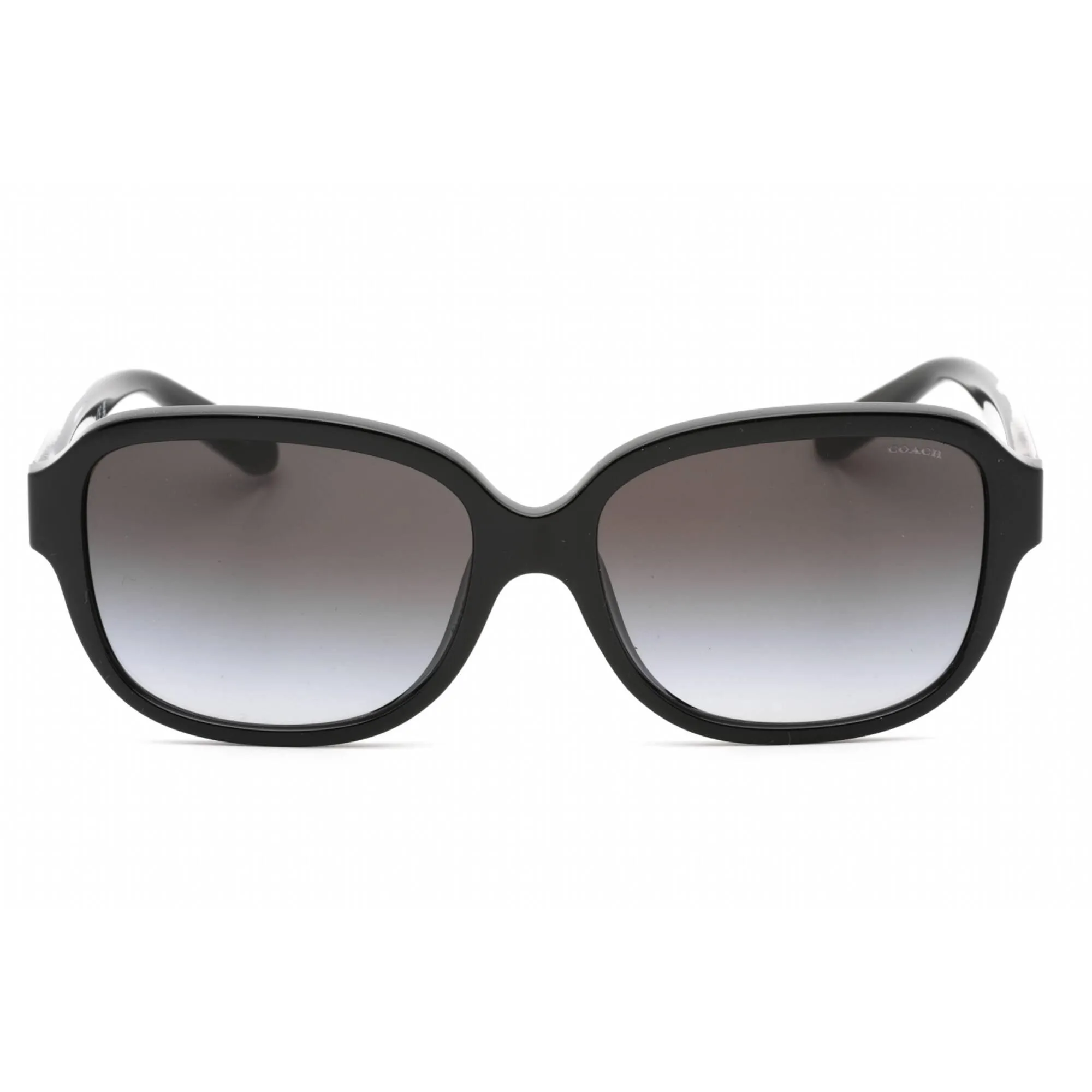 Coach Women's Sunglasses - Black Plastic Full Rim Rectangular Frame | 0HC8298U 50028G