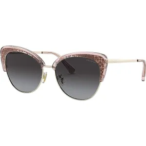 Coach Women's Sunglasses - Grey Gradient Lens Cat Eye Shape Frame | 0HC7110 55758G55