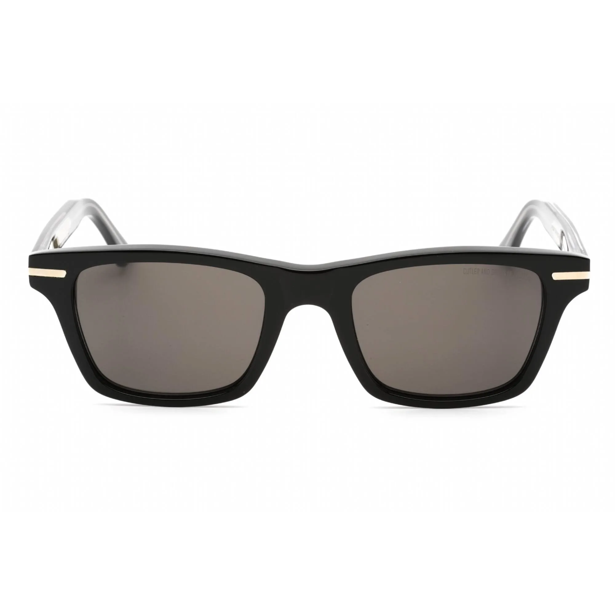 Cutler and Gross Unisex Sunglasses - Black Acetate Rectangular, 52 mm | CG1337S 001
