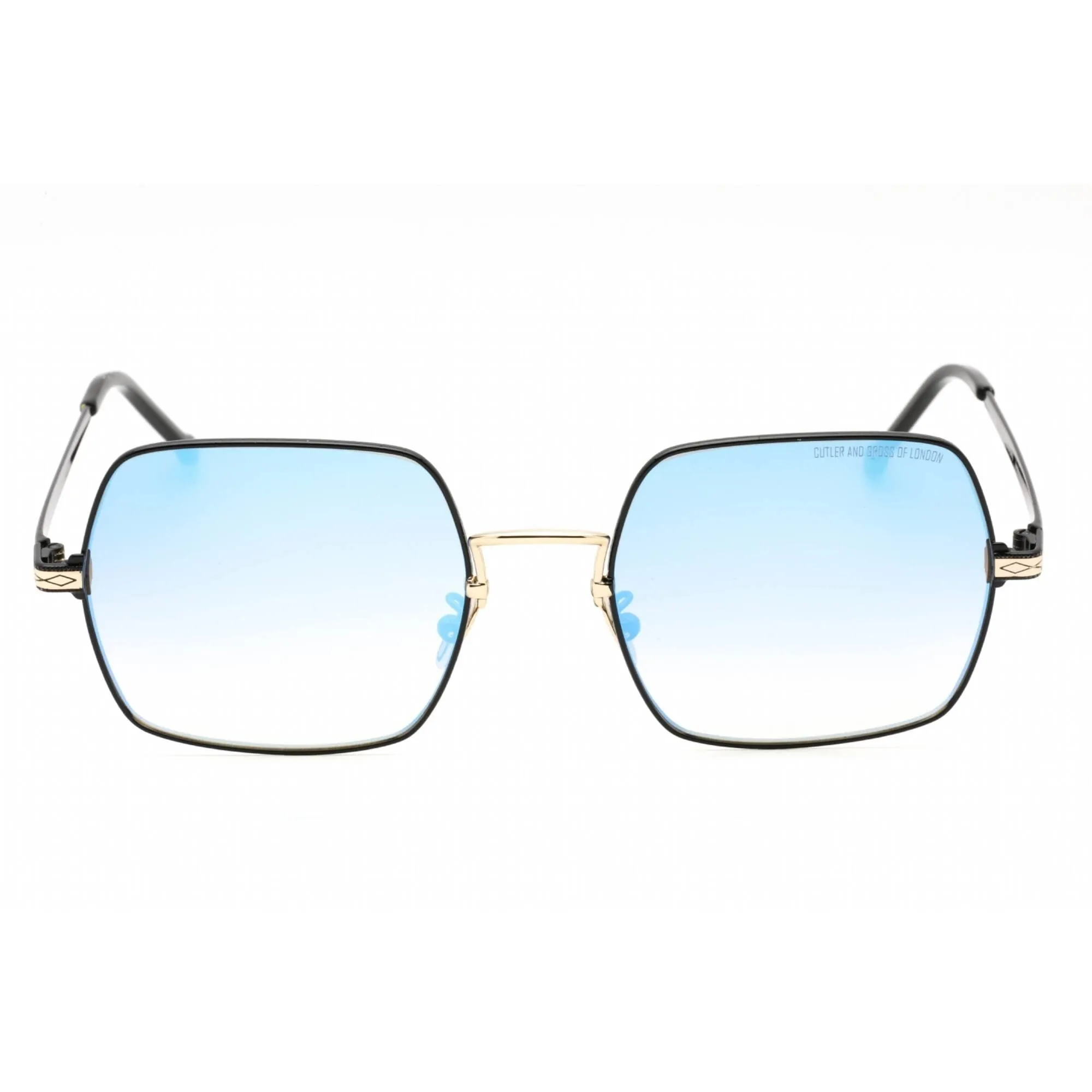 Cutler and Gross Women's Sunglasses - Gold/Black/Metallic Square Frame | CG1300S 005
