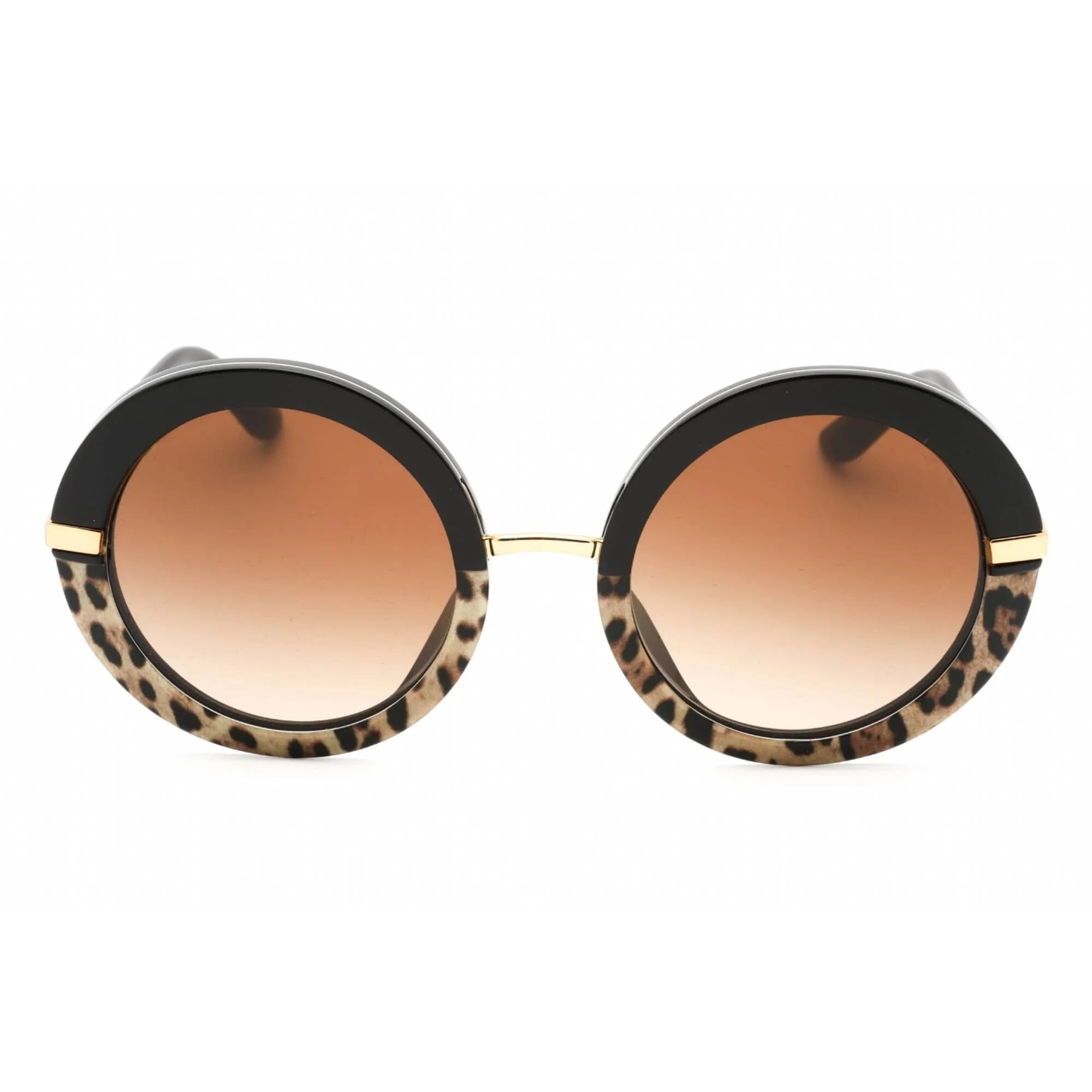 Dolce & Gabbana Women's Sunglasses - Black/Havana Round Full Rim | 0DG4393F 324413