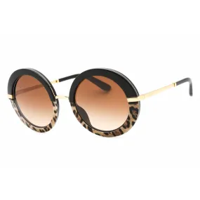 Dolce & Gabbana Women's Sunglasses - Black/Havana Round Full Rim | 0DG4393F 324413