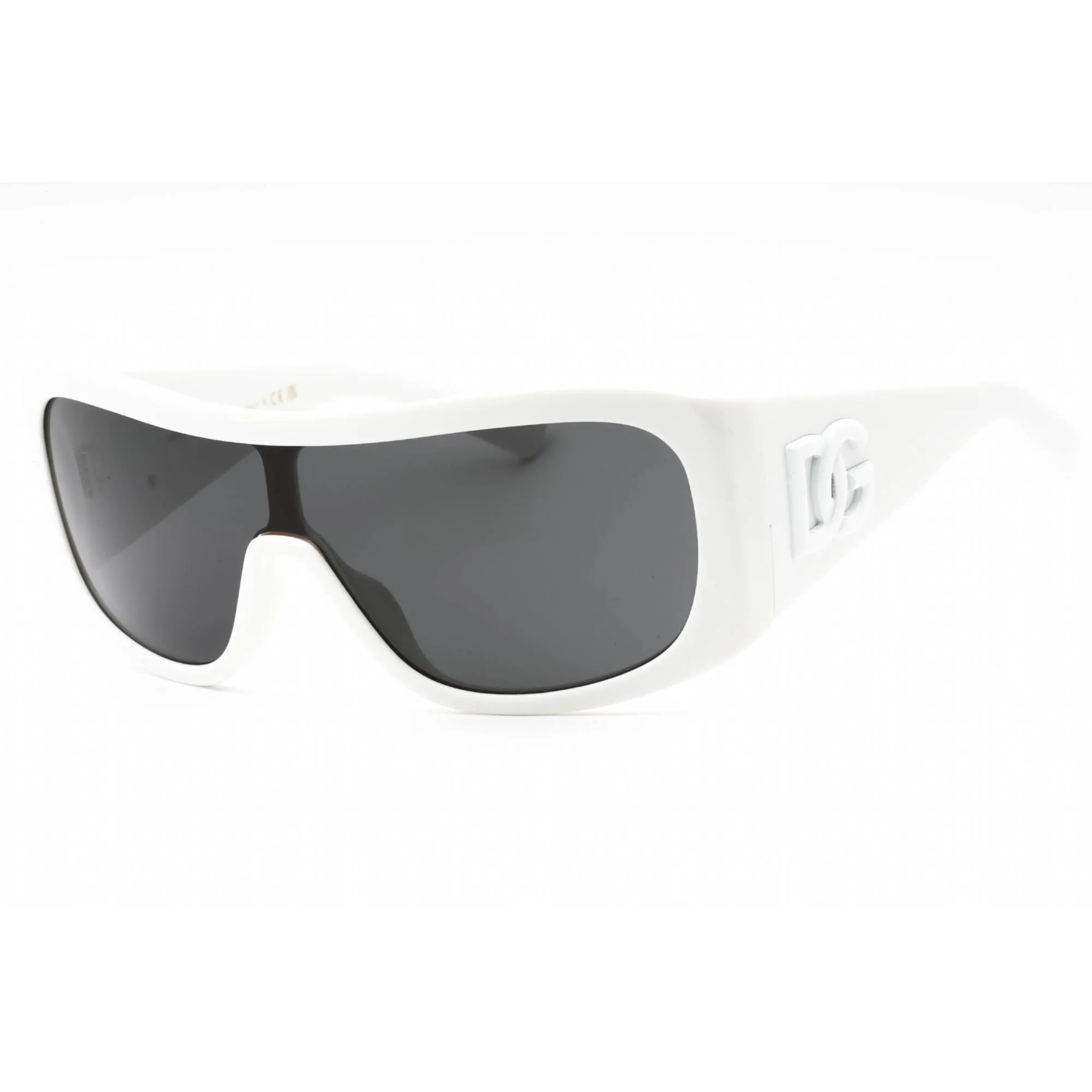 Dolce & Gabbana Women's Sunglasses - White Acetate Shield Frame | 0DG4454 331287