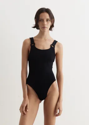 Domino Swimsuit With Fabric Covered Hoops