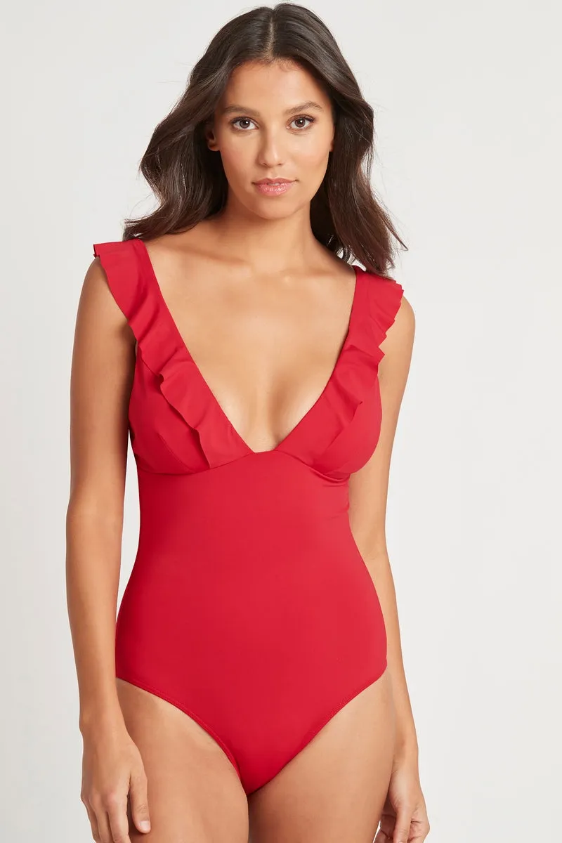 Eco Frill 1Pce Red