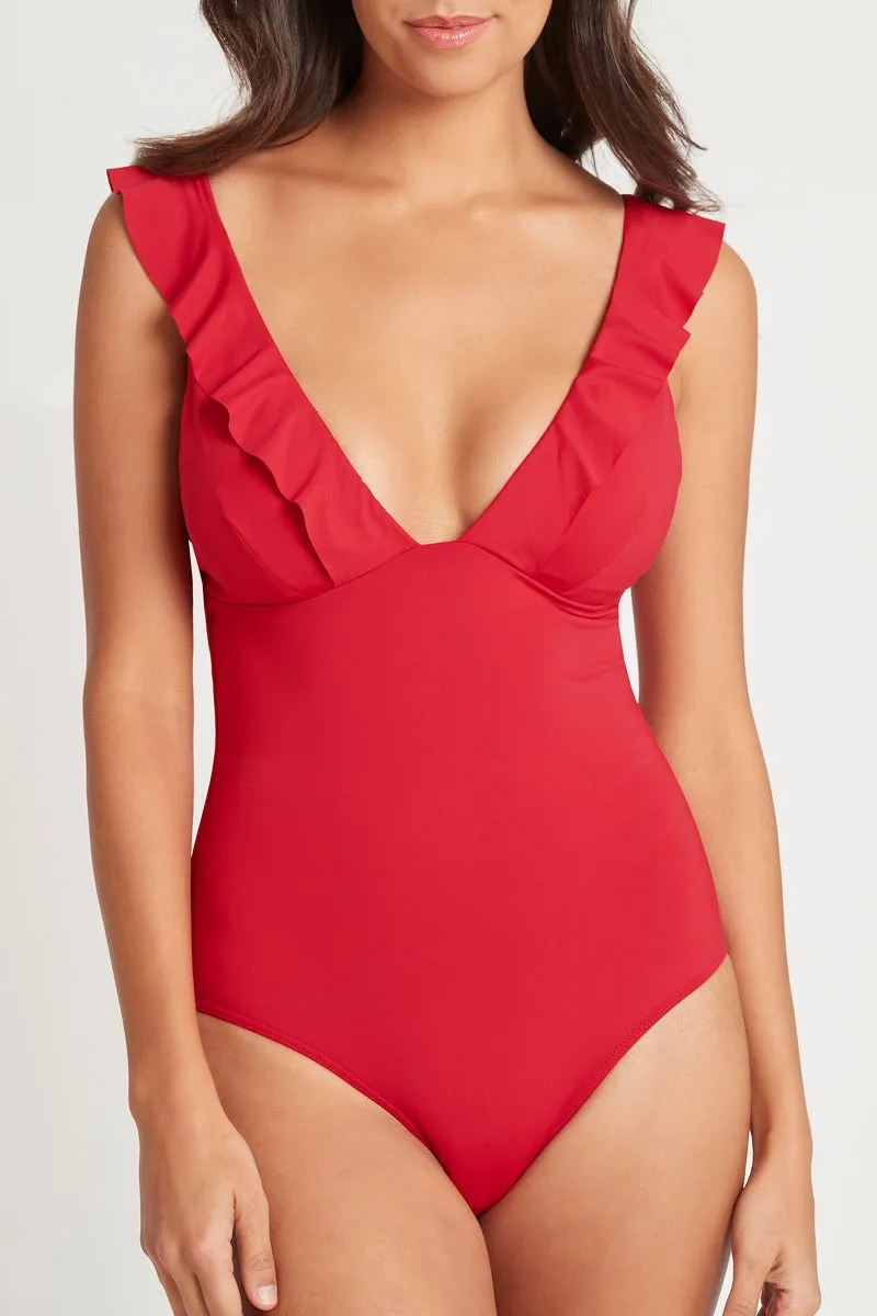 Eco Frill 1Pce Red