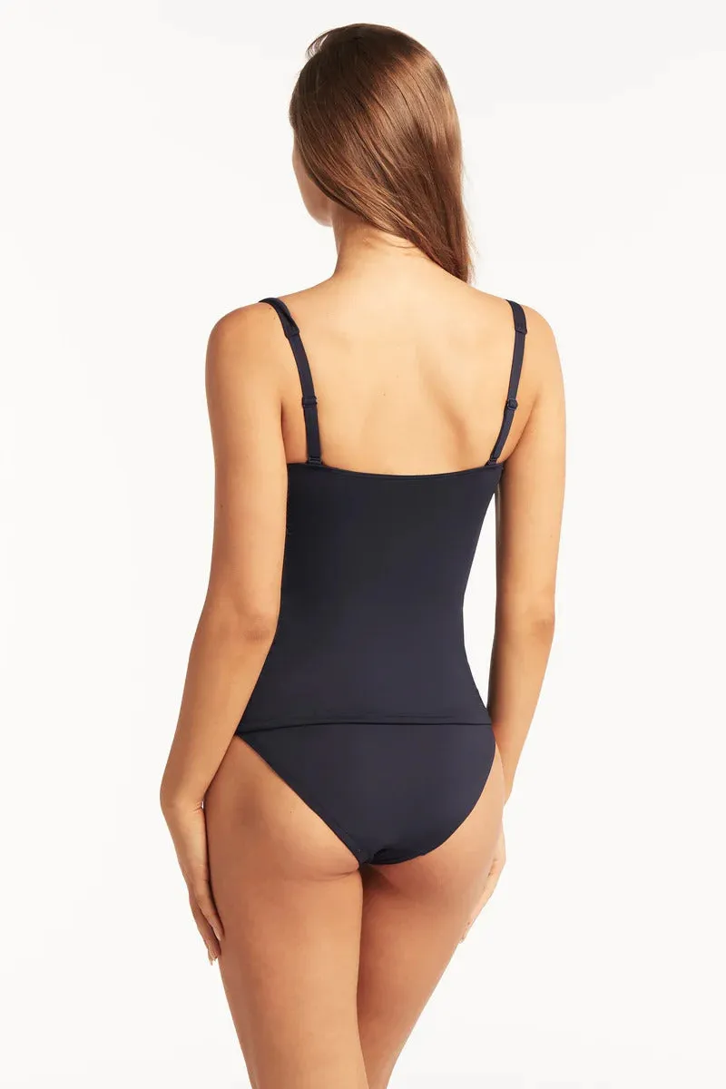 Eco Twist Front Singlet NS