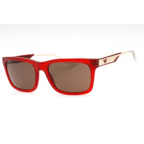 Emporio Armani Men's Sunglasses - Transparent Glossy Burgundy Frame | 0EA4224 609373