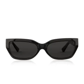 fiancé - glossy black sunglasses