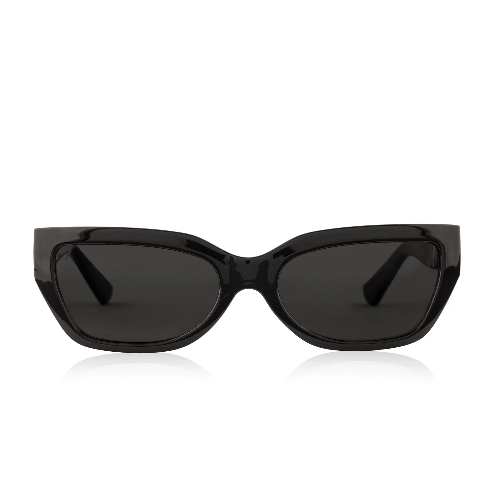 fiancé - glossy black sunglasses
