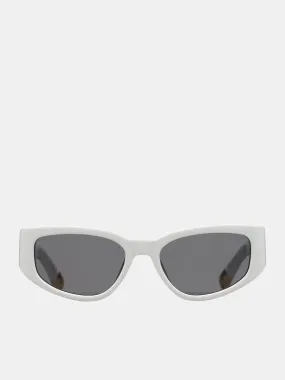 Gala Sunglasses (GALA-WHITE-YELLOW-GOLD-GREY)
