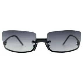 GLOSSY Rimless Square Sunglasses