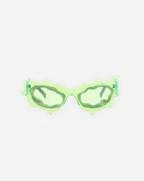 Green Frame Green Lenses Spike Sunglasses