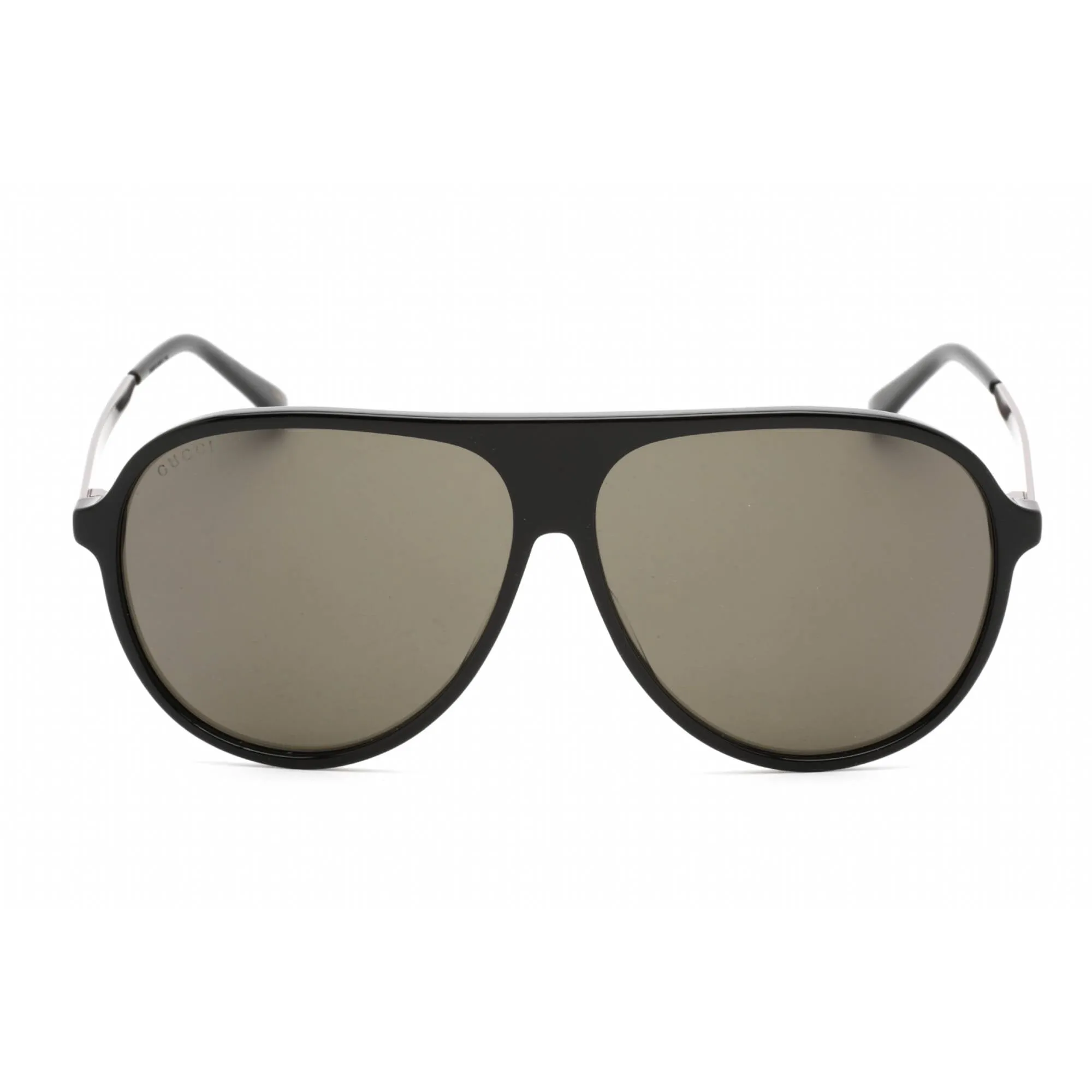 Gucci Unisex Sunglasses - Black Plastic Aviator Full Rim Frame | GG0829SA 001