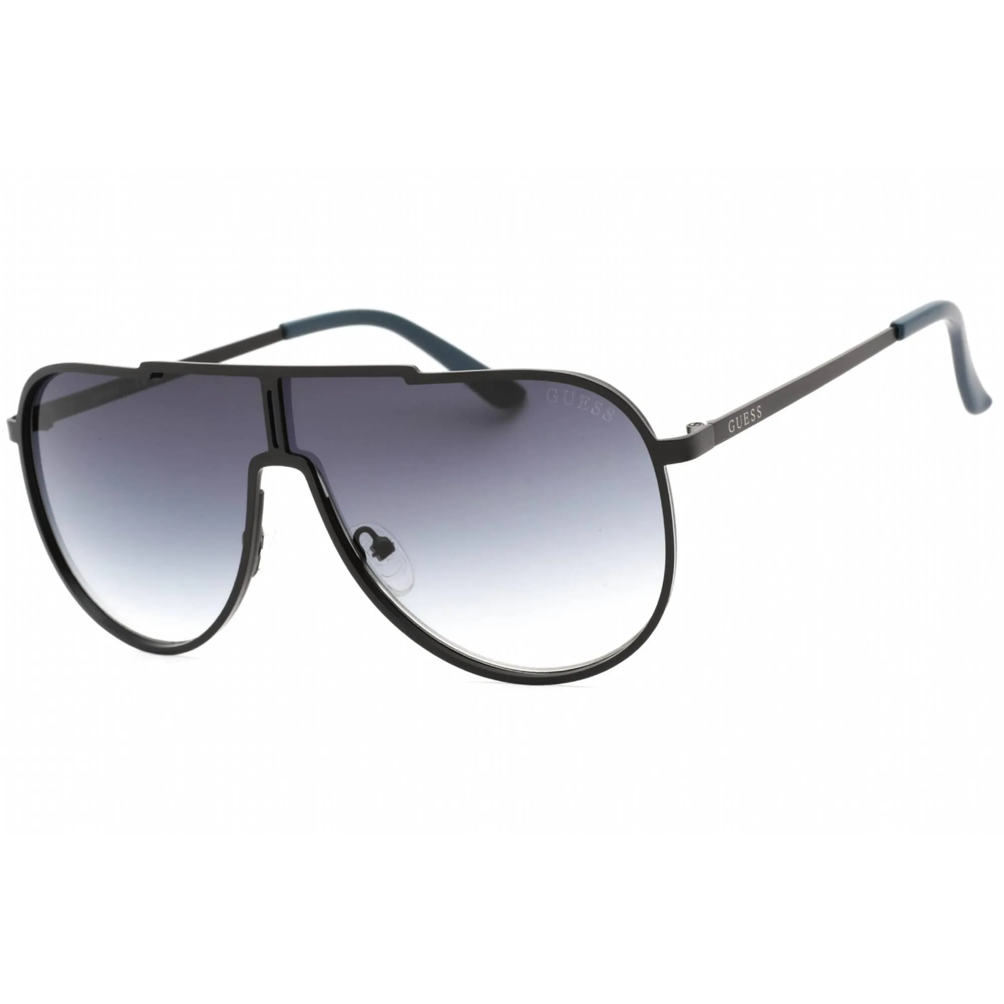 Guess Factory Men's Sunglasses - Matte Black Frame Gradient Smoke Lens | GF0199 02B