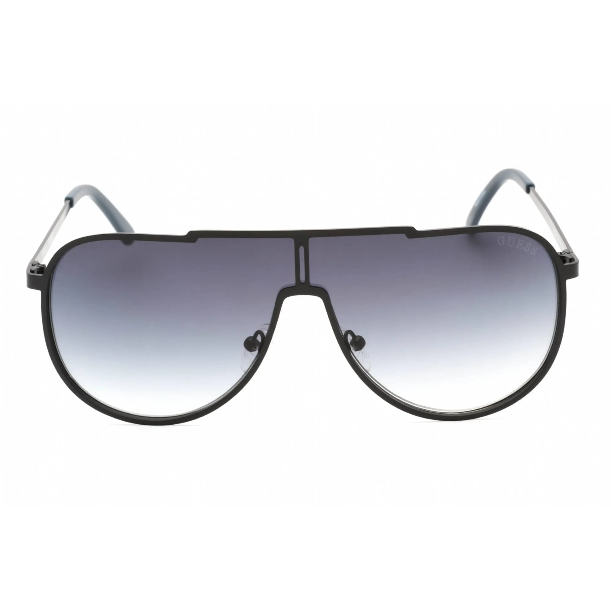 Guess Factory Men's Sunglasses - Matte Black Frame Gradient Smoke Lens | GF0199 02B