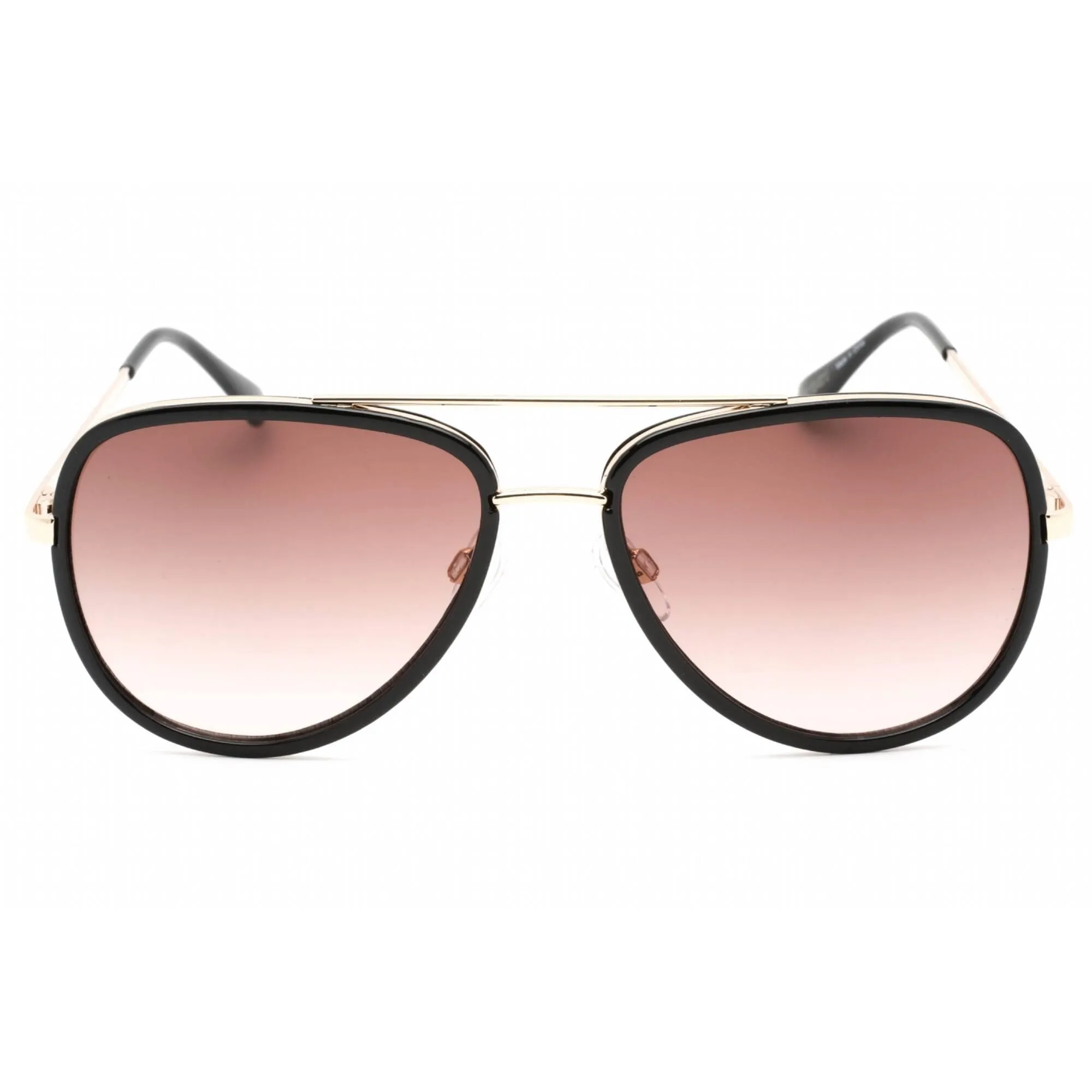 Guess Factory Women's Sunglasses - Shiny Black Frame Gradient Smoke Lens | GF0417 01B