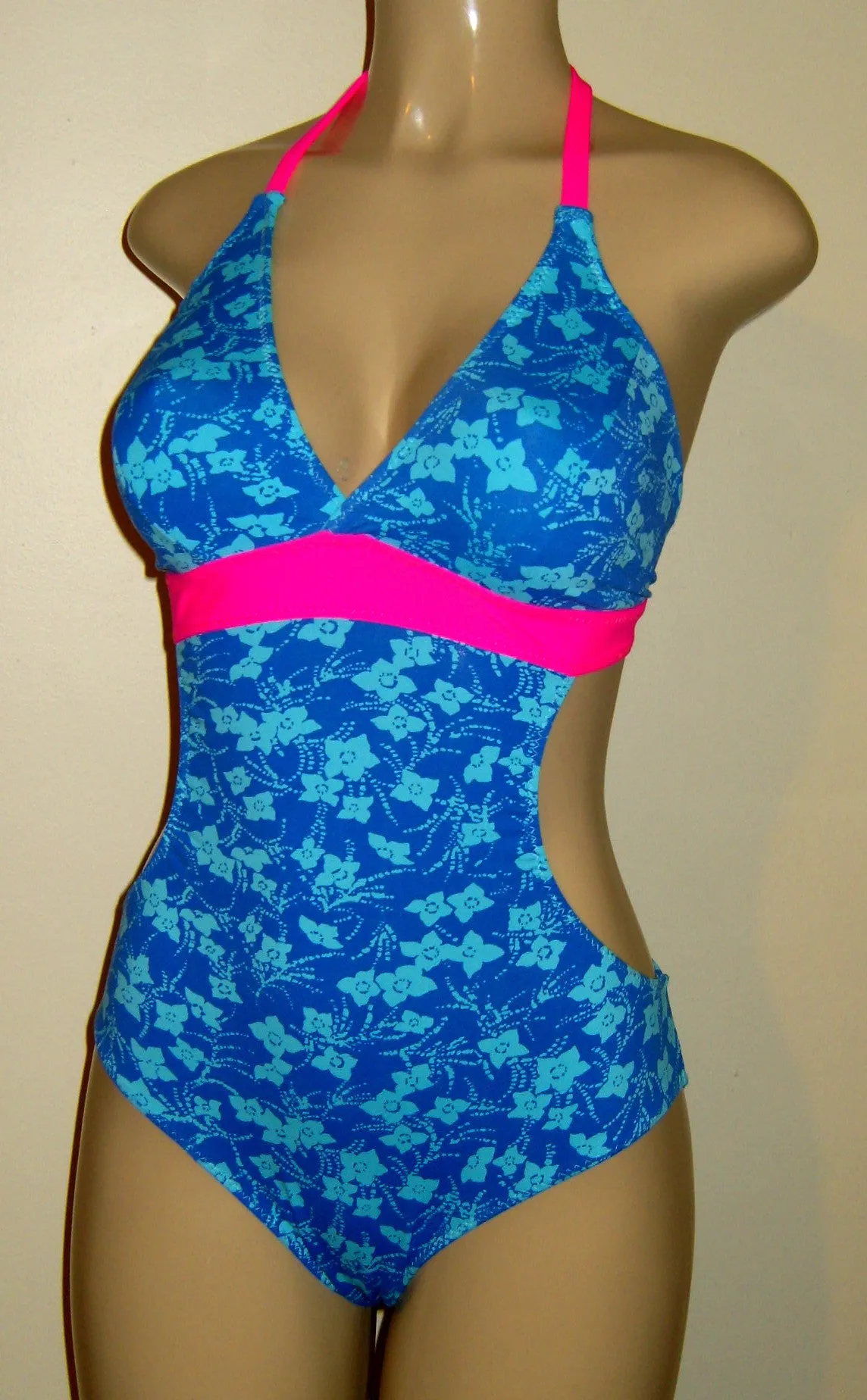 Halter Cutaway Monokini | Halter Monokini One Piece | Women's Halter Monokinis
