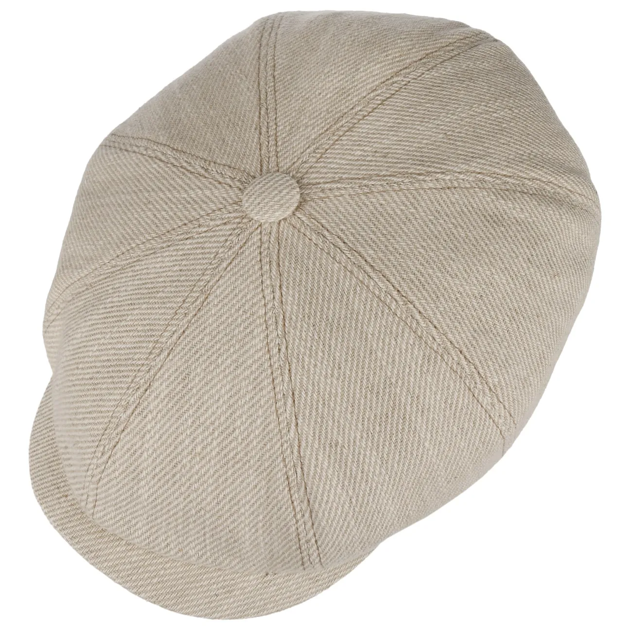 Hatteras Sustainable Uni Twill Flat Cap by Stetson