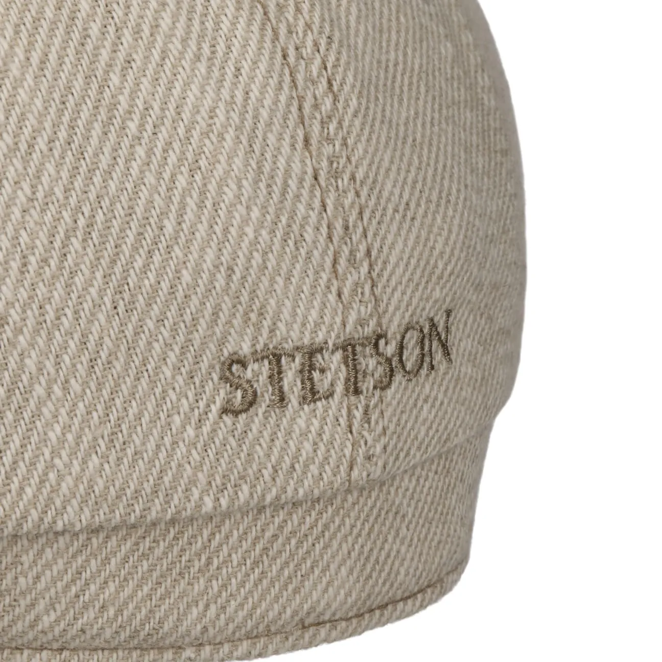 Hatteras Sustainable Uni Twill Flat Cap by Stetson