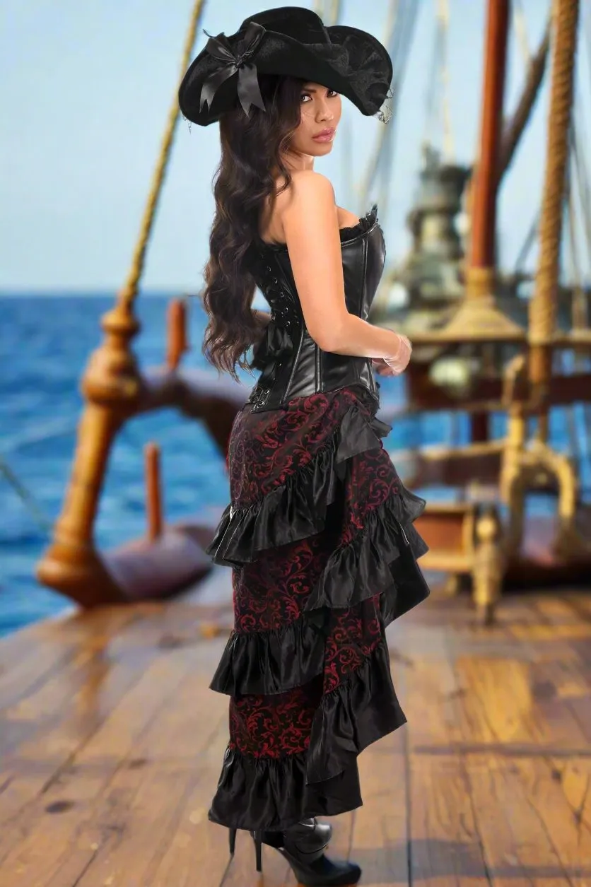 High Seas Tempest 4 Piece Pirate Corset Costume