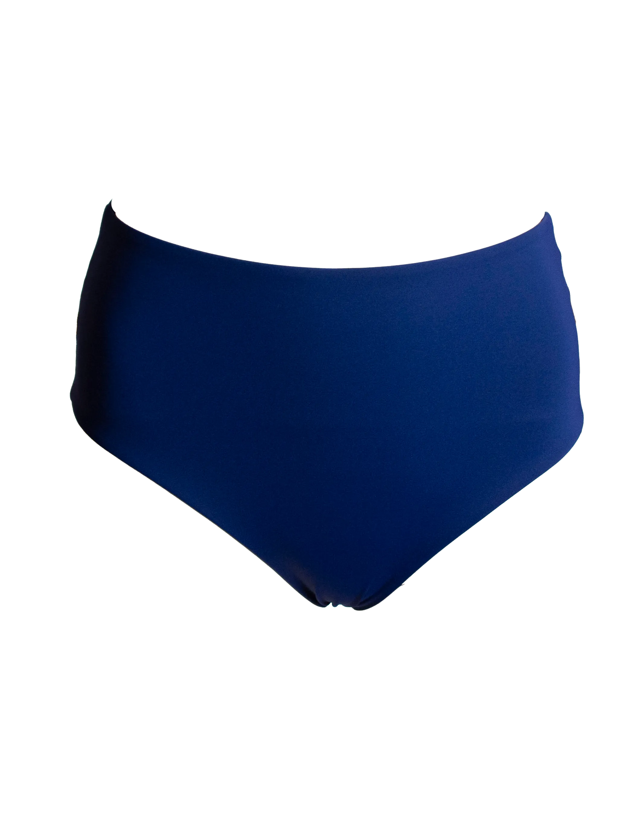 High Waist Midnight Blue Womens Bikini Bottoms
