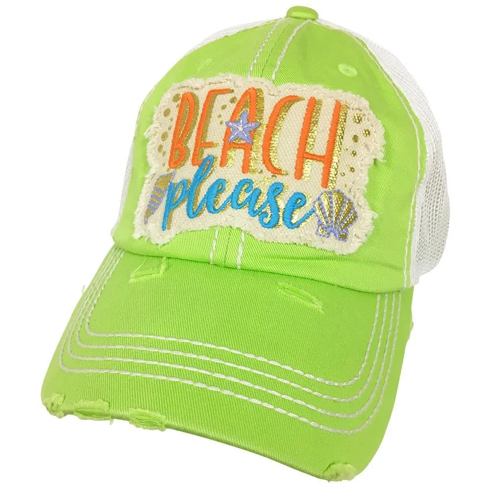 KBV-1204 Beach Please Cap Lime